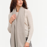 Evam Eva Cashmere Stole in Beige