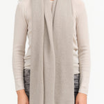 Cashmere Stole by Evam Eva in Beige