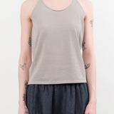 Evam Eva Apparel Womens Blouses Cotton Camisole in Grege