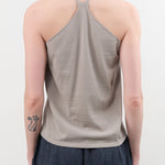 Evam Eva Apparel Womens Blouses Cotton Camisole in Grege