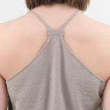 Evam Eva Apparel Womens Blouses Cotton Camisole in Grege