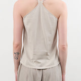 Evam Eva Apparel Womens Blouses Cotton Camisole in Ivory