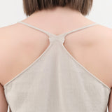 Evam Eva Apparel Womens Blouses Cotton Camisole in Ivory