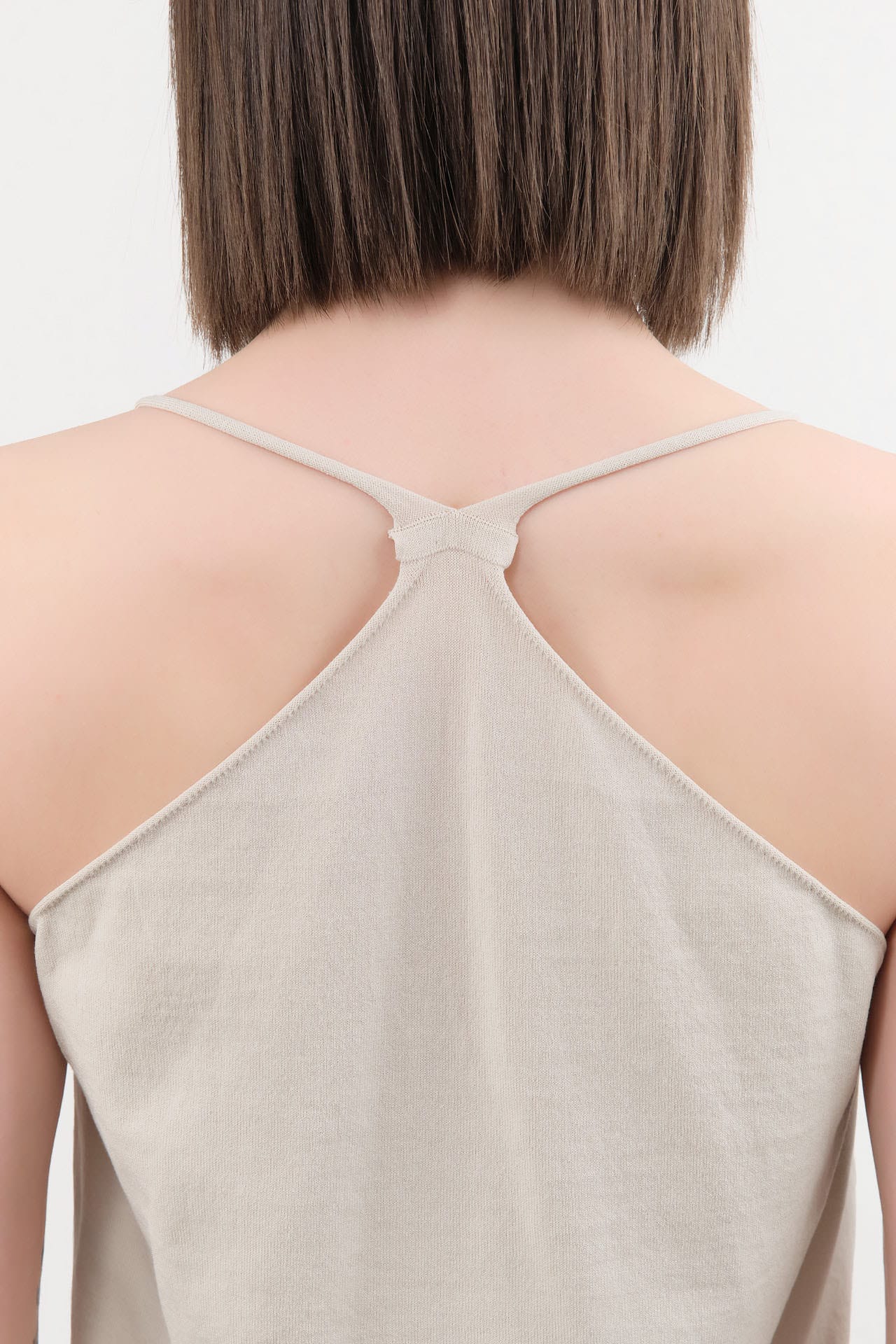 Evam Eva Apparel Womens Blouses Cotton Camisole in Ivory
