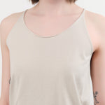 Evam Eva Apparel Womens Blouses Cotton Camisole in Ivory