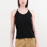 Evam Eva Apparel Womens Blouses Cotton Camisole in Sumi