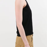 Evam Eva Apparel Womens Blouses Cotton Camisole in Sumi