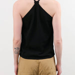 Evam Eva Apparel Womens Blouses Cotton Camisole in Sumi