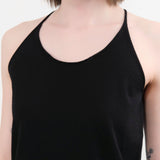 Evam Eva Apparel Womens Blouses Cotton Camisole in Sumi