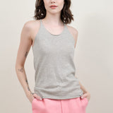 Cotton Cashmere Camisole in Gray