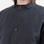 Evam Eva Apparel Womens Outerwear Cotton Hemp Raglan Jacket Stone Gray / One Size