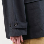 Evam Eva Apparel Womens Outerwear Cotton Hemp Raglan Jacket Stone Gray / One Size