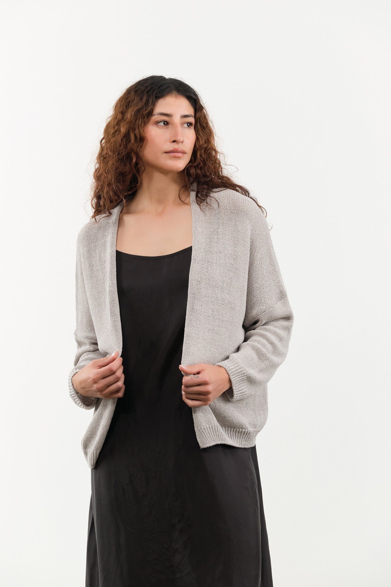 evam eva - evam eva wool aze stand Pullover ダークグレーの