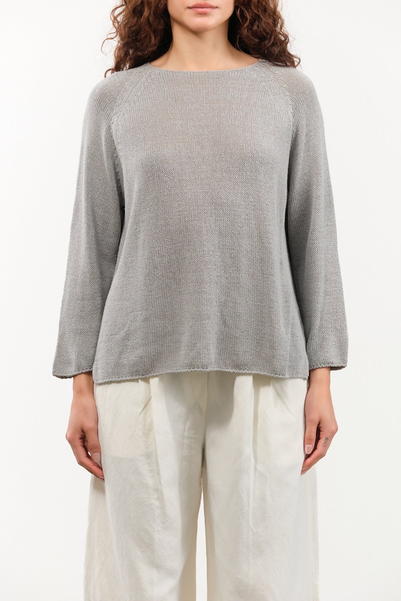 Merino Wool V Neck Tunic for Women | Soft & Stylish Eva