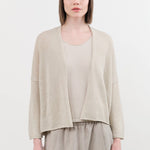 Evam Eva Apparel Womens Sweaters Linen Cotton Cardigan