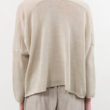 Evam Eva Apparel Womens Sweaters Linen Cotton Cardigan