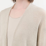 Evam Eva Apparel Womens Sweaters Linen Cotton Cardigan