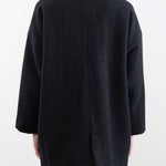 Evam Eva Apparel Womens Outerwear Renew-Wool Stand Short Coat