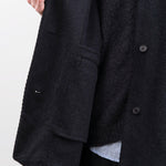 Evam Eva Apparel Womens Outerwear Renew-Wool Stand Short Coat