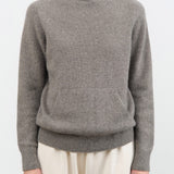 Evam Eva Apparel Womens Sweaters Seamless Cashmere Parka in Mocha