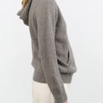 Evam Eva Apparel Womens Sweaters Seamless Cashmere Parka in Mocha