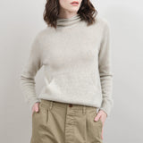 Evam Eva Seamless Cashmere Parka in Light Gray