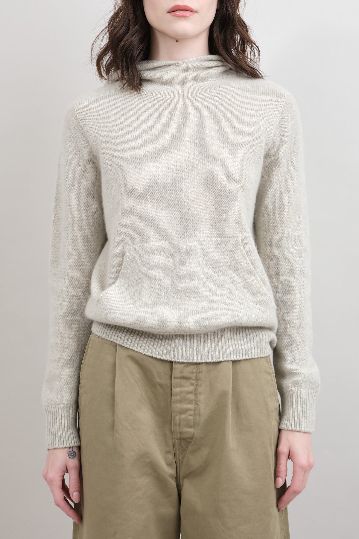 Evam Eva cashmere hooded sweater
