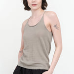 Styled Washable Linen Camisole in Grege