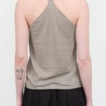 Back view of Washable Linen Camisole in Grege