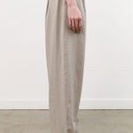 Evam Eva Apparel Womens Pants Water Linen Wide Pants Grege / One Size