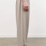 Evam Eva Apparel Womens Pants Water Linen Wide Pants Grege / One Size