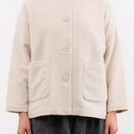 Evam Eva Apparel Womens Jackets Wool Boucle Jacket