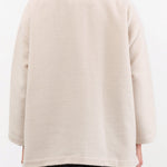 Evam Eva Apparel Womens Jackets Wool Boucle Jacket