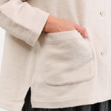 Evam Eva Apparel Womens Jackets Wool Boucle Jacket