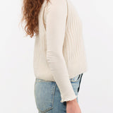 Evam Eva Apparel Womens Sweaters Wool Silk Vest Ivory / One Size