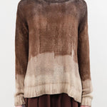 F Cashmere Apparel Womens Sweaters Amber Silk Ombre Sweater