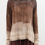 F Cashmere Apparel Womens Sweaters Amber Silk Ombre Sweater