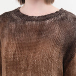 F Cashmere Apparel Womens Sweaters Amber Silk Ombre Sweater