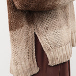 F Cashmere Apparel Womens Sweaters Amber Silk Ombre Sweater