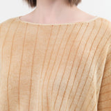 F Cashmere Apparel Womens Sweaters Eva Lightweight Cashmere Pullover in Taupe