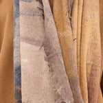 F Cashmere Accessories Scarves Felt Shawl in Brown/Black Brown/Black / One Size