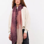 F Cashmere Accessories Scarves Felt Shawl in Plum Plum / One Size