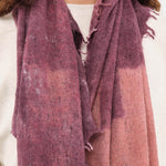 F Cashmere Accessories Scarves Felt Shawl in Plum Plum / One Size
