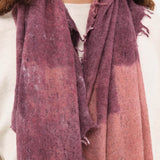 F Cashmere Accessories Scarves Felt Shawl in Plum Plum / One Size