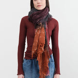 F Cashmere Accessories Scarves Felt Shawl in Reds Reds