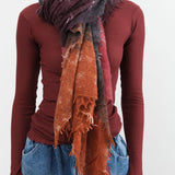 F Cashmere Accessories Scarves Felt Shawl in Reds Reds
