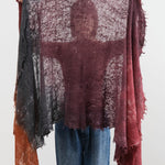 F Cashmere Accessories Scarves Felt Shawl in Reds Reds
