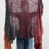 F Cashmere Accessories Scarves Felt Shawl in Reds Reds