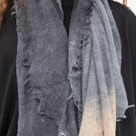 F Cashmere Accessories Scarves Felt Shawl in Teal Teal / One Size