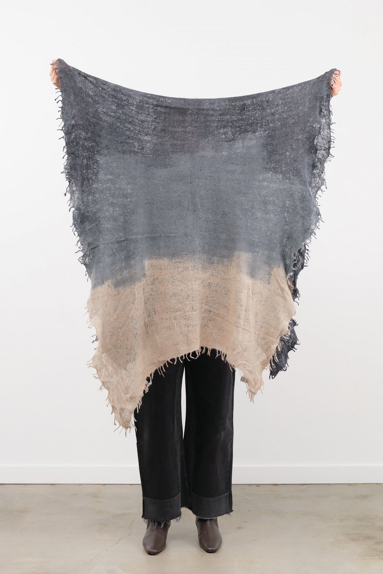 F Cashmere Accessories Scarves Felt Shawl in Teal Teal / One Size